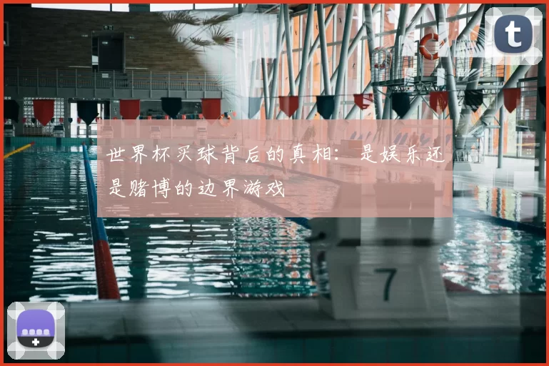 世界杯买球背后的真相：是娱乐还是赌博的边界游戏